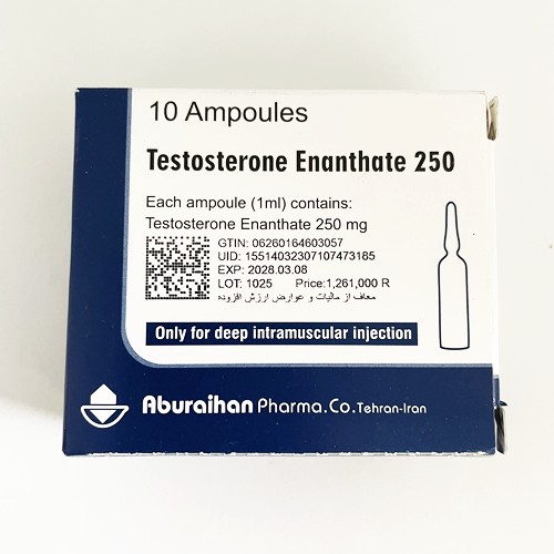 aburaihan testosteron enanthate 250 mg 10 ampul