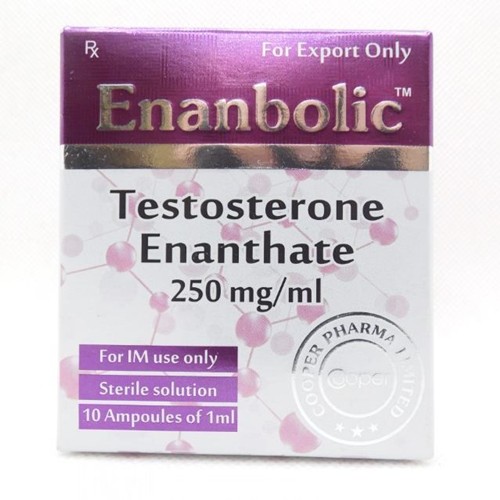 cooper pharma testosterone enanthate 250 mg 10 ampul