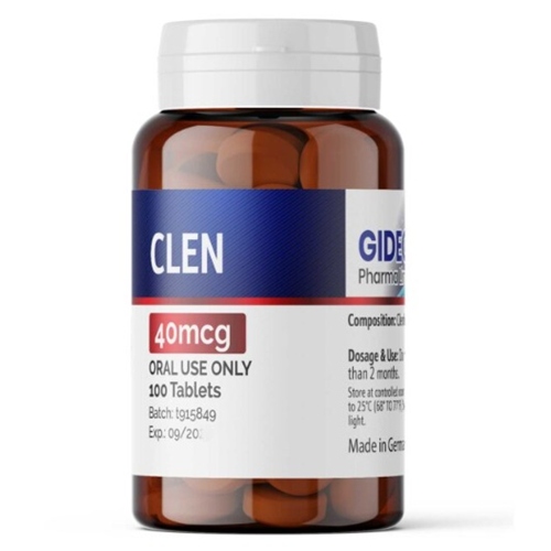 gideon clenbuterol 40 mcg 100 tablet