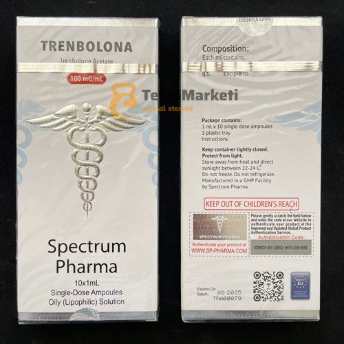 spectrum pharma trenbolone acetate 100 mg