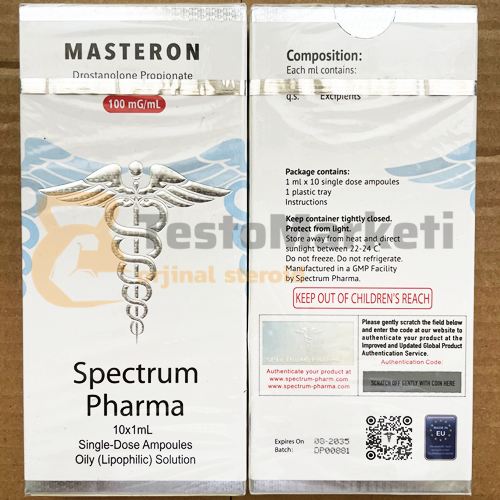 spectrum pharma masteron 100 mg